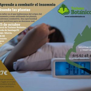Murcia: Aprende a combatir el insomnio usando plantas | 25 Octubre 2025