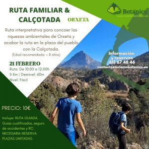 ALICANTE: Orxeta | Ruta Familiar & Calçotada | 21 de febrero