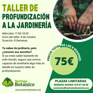 Murcia: Taller de Profundización a la Jardinería | Octubre 2025
