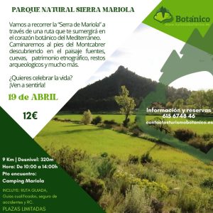 ALICANTE: Parque Natural Sierra Mariola - 19 de abril